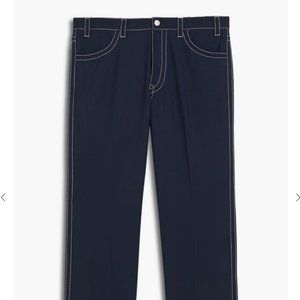 SANDRO Twill straight-leg pants 31Waist